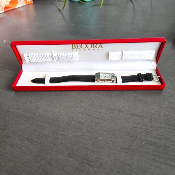 Becora Accessories - BECORA | Black Leather Strap Watch